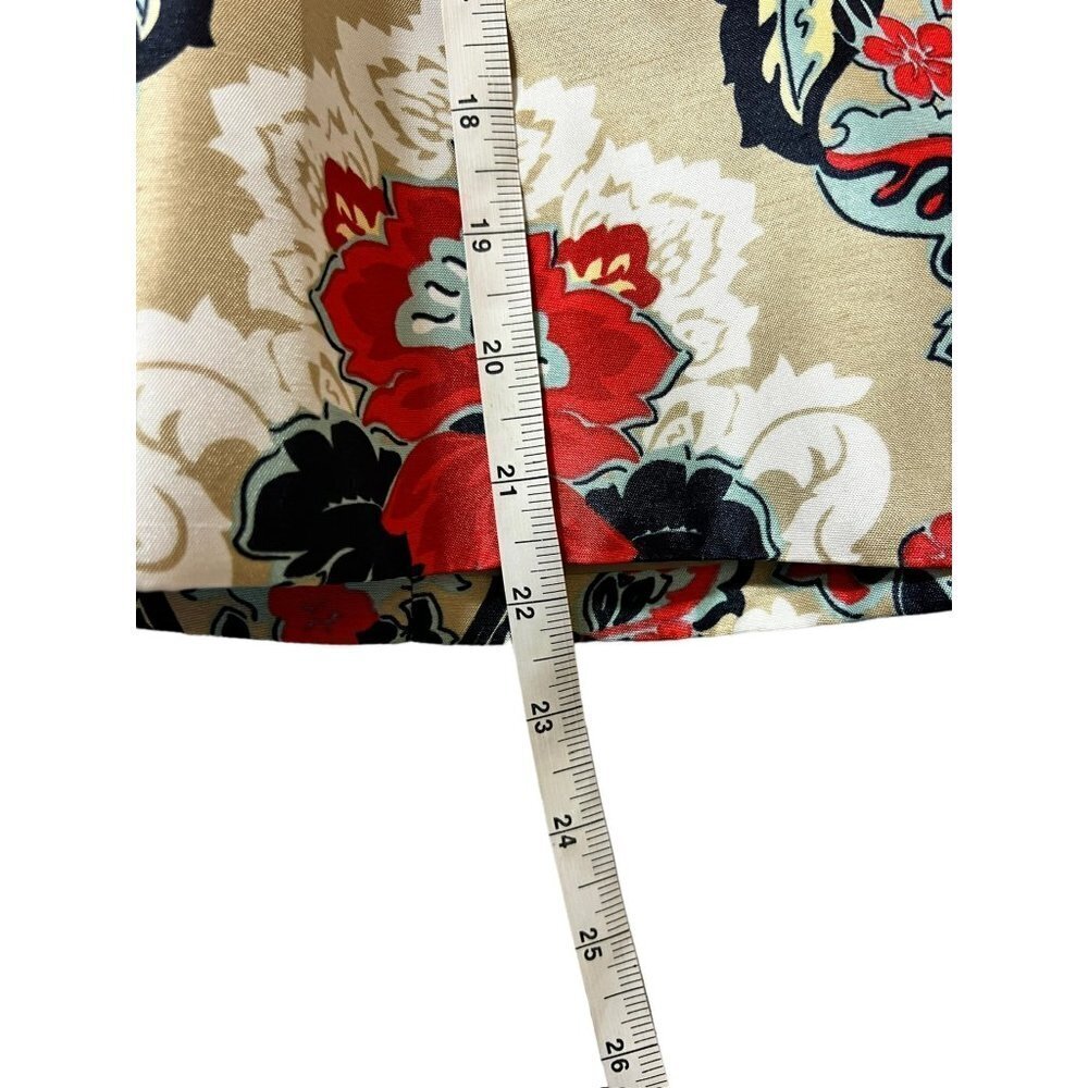 Kasper Women's Multi Colored Floral Front Open Blazer - Picture 4 of 5